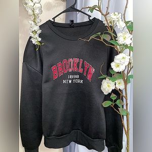 Size S Brooklyn New York sweatshirt from SHEIN.